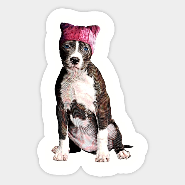 Resistance Pittie Sticker by authenticamerican